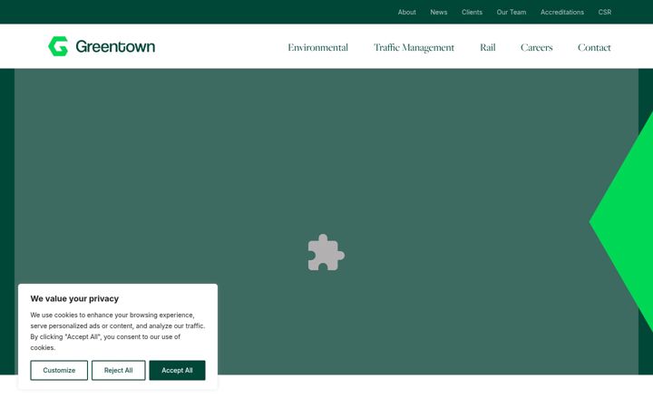 Screenshot of greentownco.com