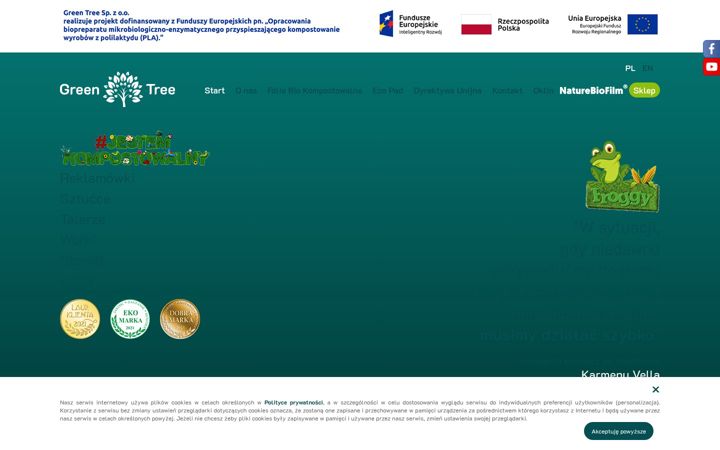 Skärmbild av greentree.com.pl