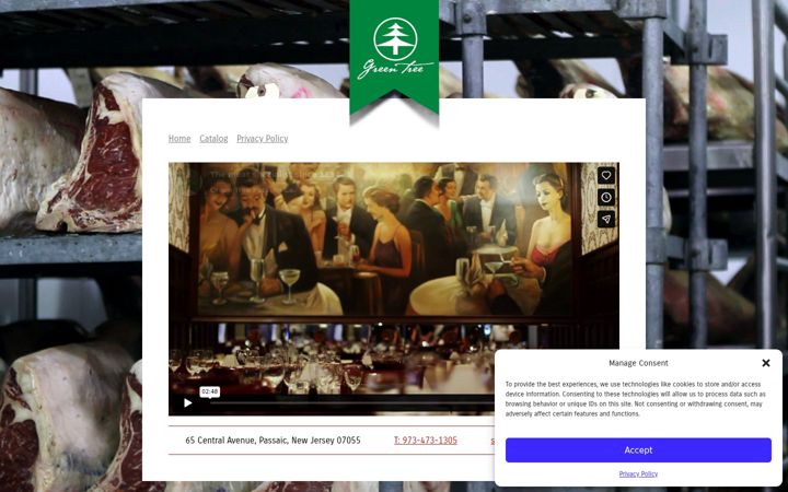 Screenshot of greentreepacking.com