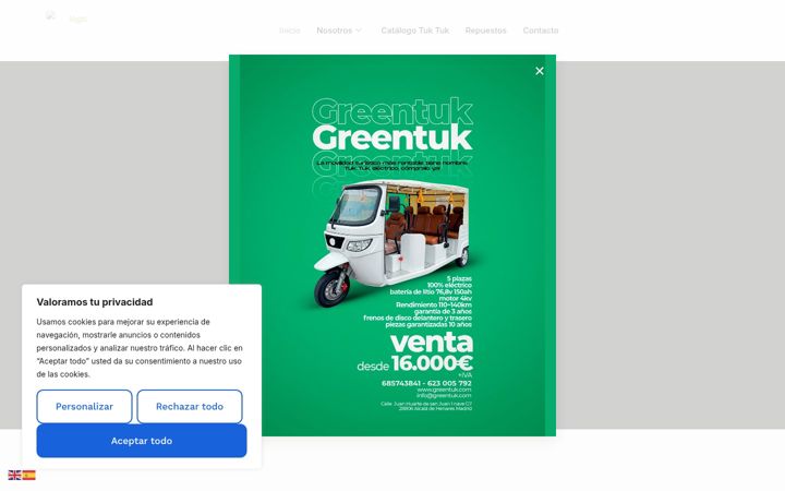 Screenshot of greentuk.com