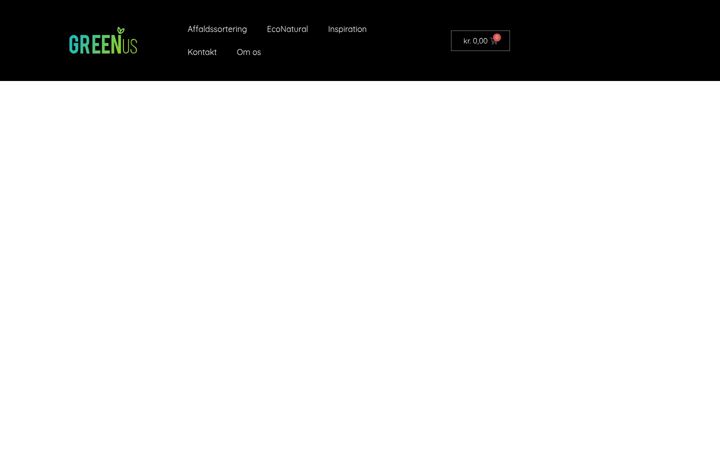 Screenshot of greenus.dk