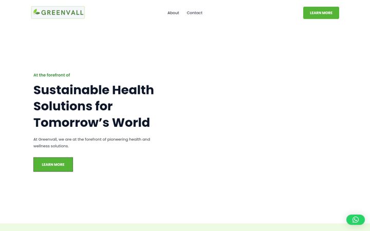 Screenshot of greenvall.com