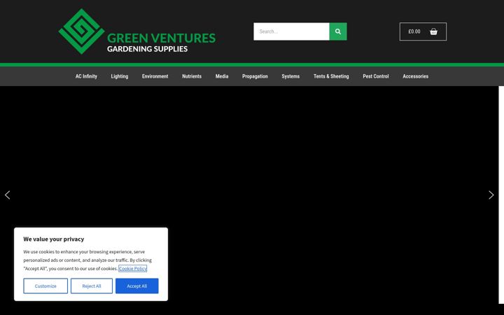 Screenshot of greenventuresltd.co.uk