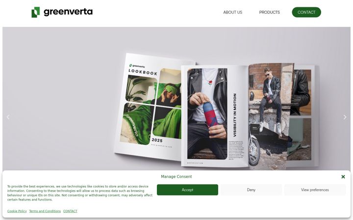 Screenshot of greenverta.com
