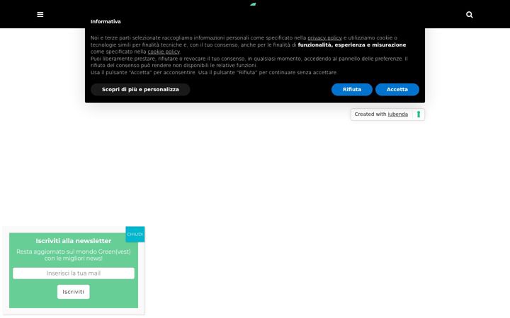 Screenshot of greenvest.it