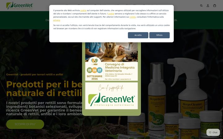 Screenshot of greenvet-shop.com