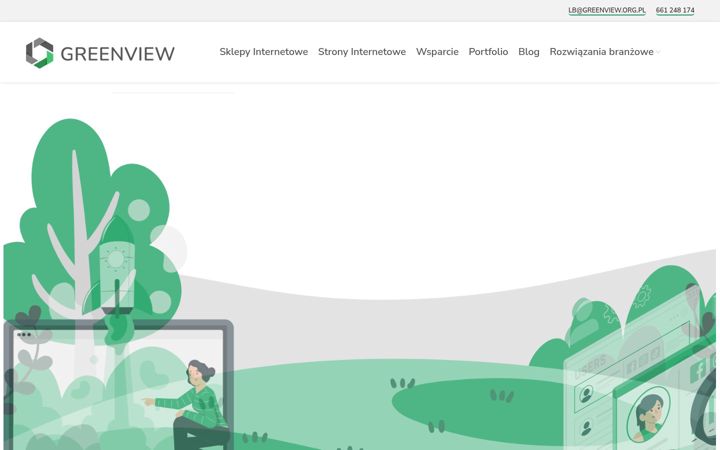 Screenshot of greenview.org.pl