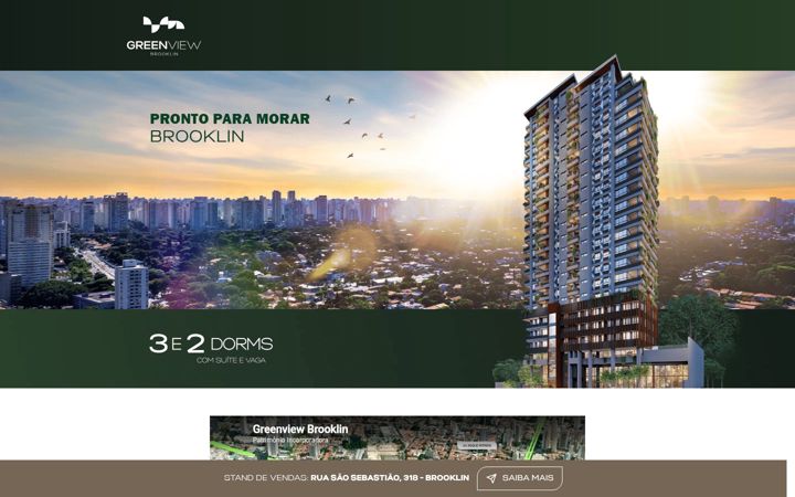 Screenshot of greenviewbrooklin.com.br