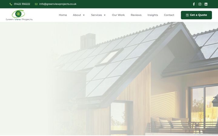 Screenshot of greenviewprojects.co.uk
