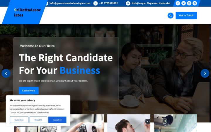 Screenshot of greenviewstechnologies.com