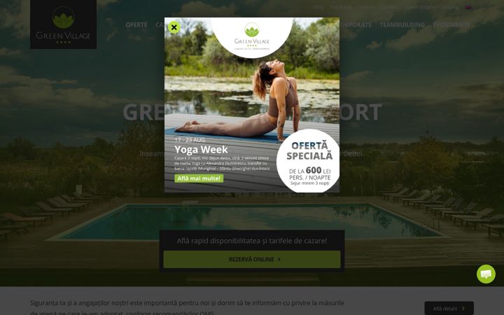 Screenshot of greenvillage.ro