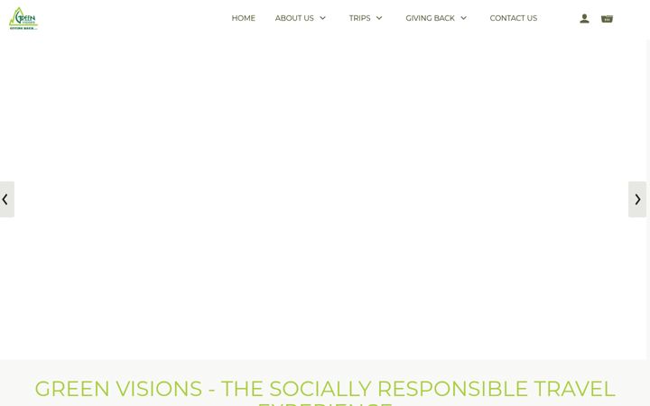 Screenshot of greenvisions.ba