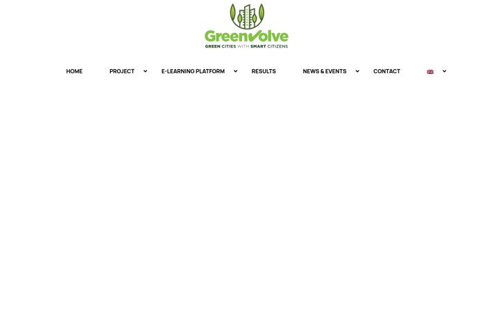 Screenshot of greenvolve-project.eu