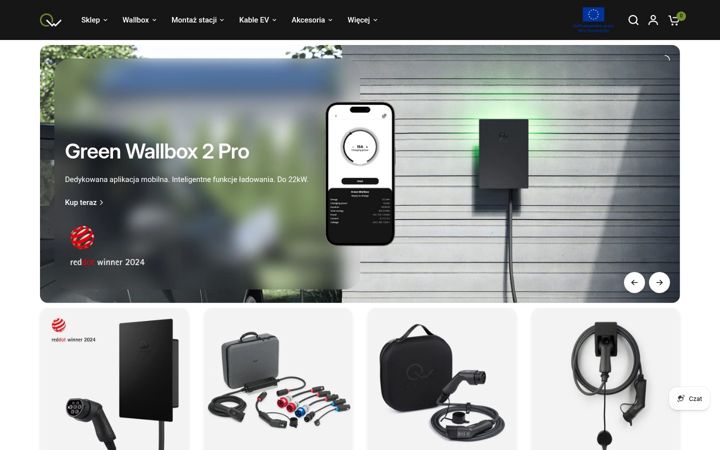 Screenshot of greenwallbox.pl
