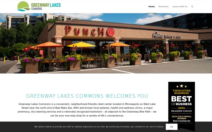 Screenshot of greenwaylakescommons.com