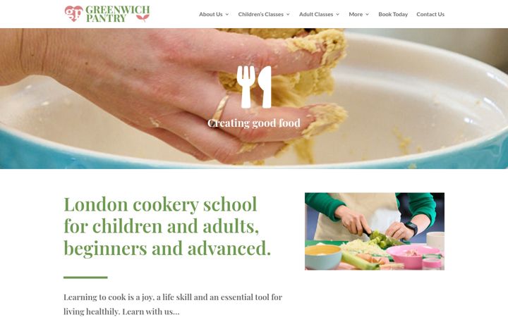 Screenshot of greenwichpantry.com