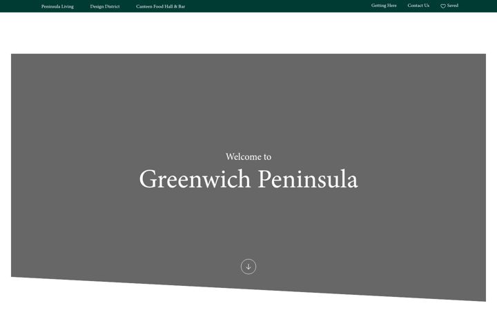 Screenshot of greenwichpeninsula.co.uk