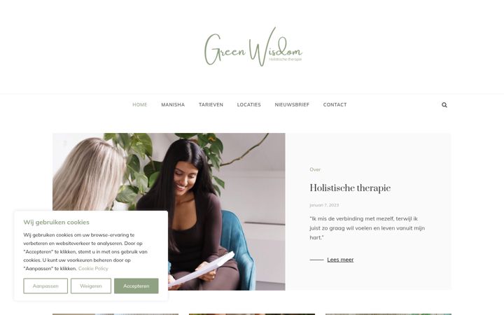 Screenshot of greenwisdom.nl