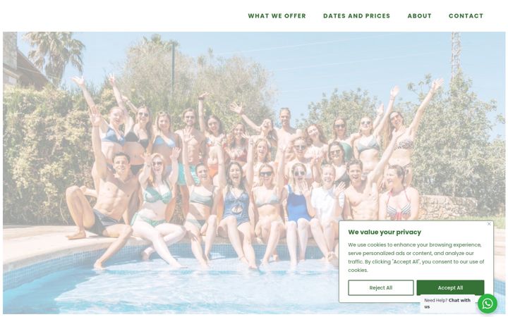 Screenshot of greenyogaindia.com
