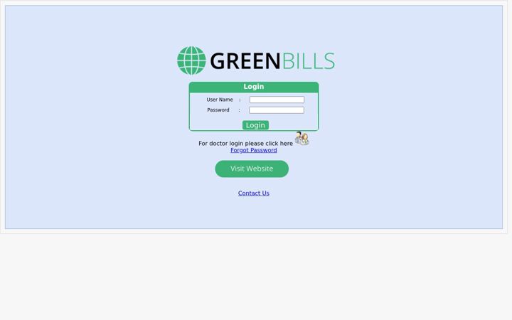 Posnetek zaslona greenyourbills.com