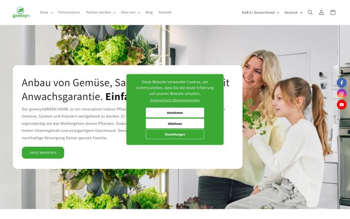 Screenshot of greenyplus.com
