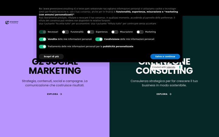 Screenshot of greenzoneconsulting.it