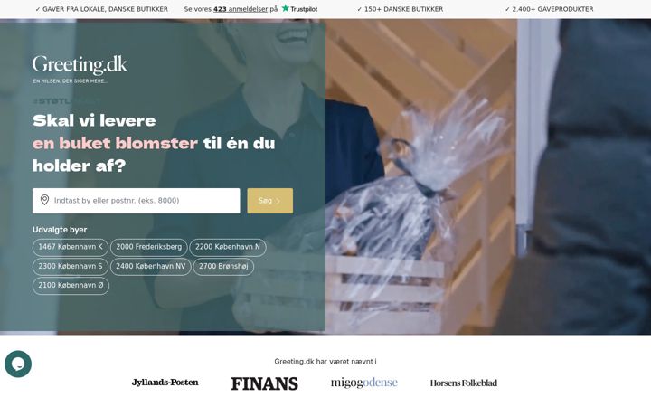 Screenshot of greeting.dk