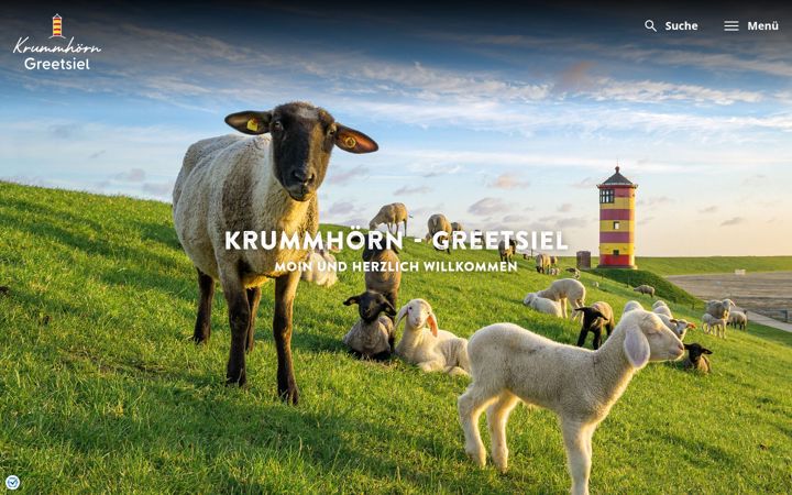 Screenshot of greetsiel.de