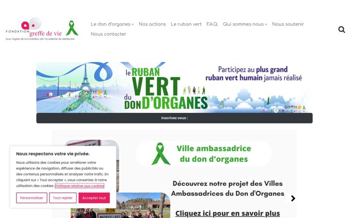 Screenshot of greffedevie.fr