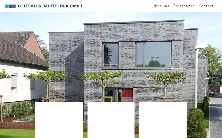 Screenshot of grefraths-bautechnik.de