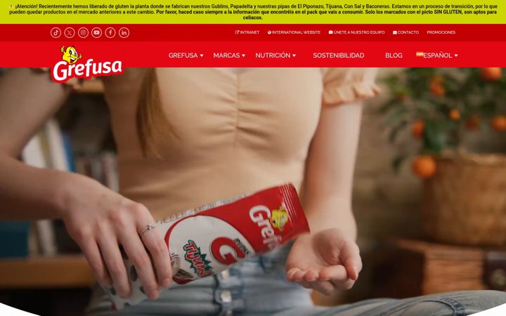 Screenshot of grefusa.com