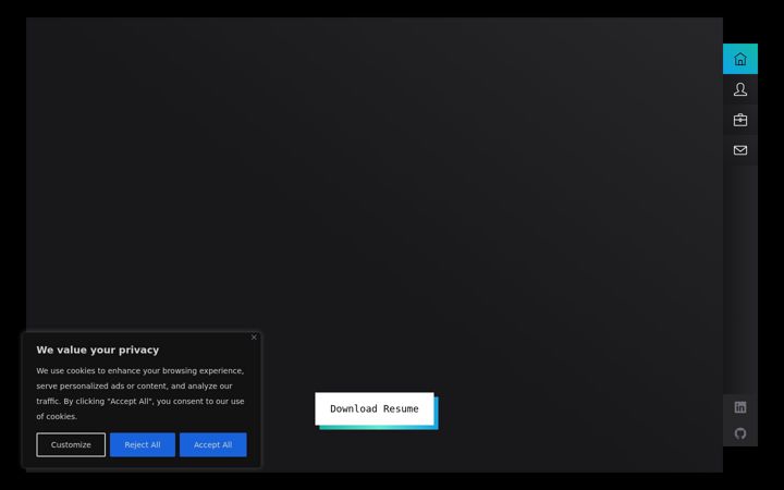 Screenshot of greganagno.com