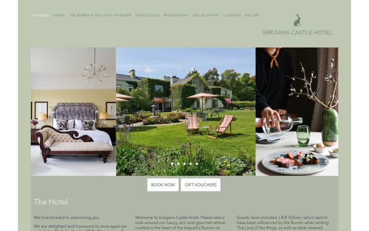 Screenshot of gregans.ie