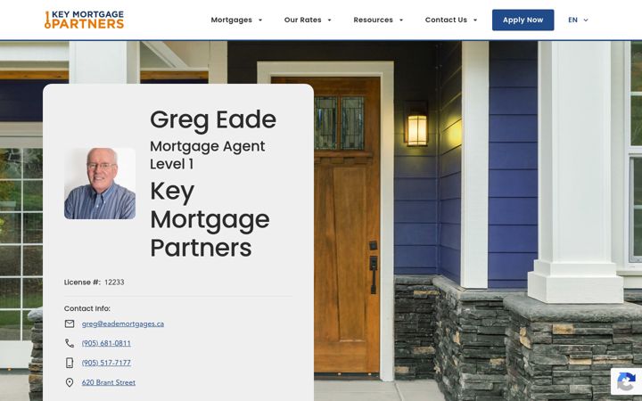 Screenshot of gregeade.ca