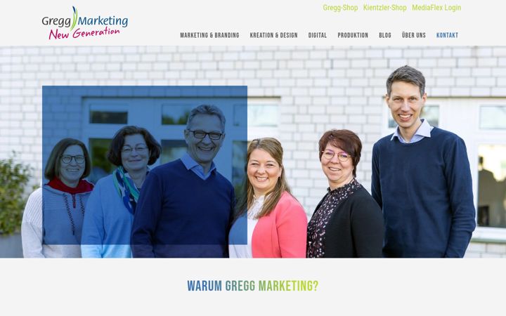 Screenshot of greggmarketing.de
