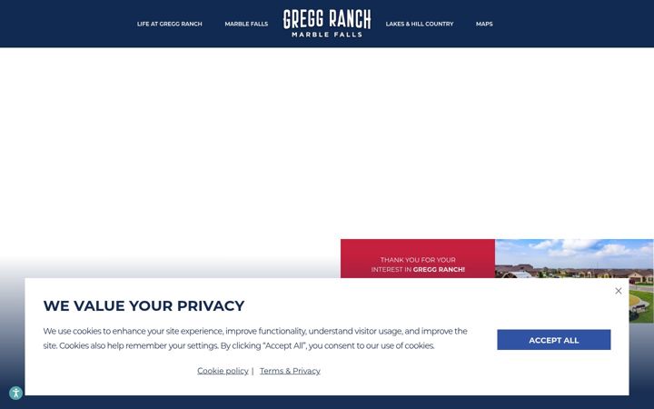 Screenshot of greggranch.com
