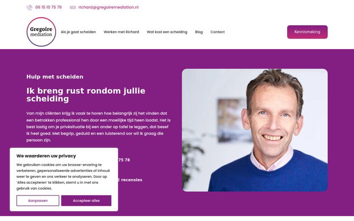Screenshot of gregoiremediation.nl