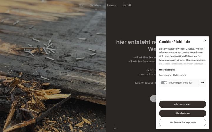 Screenshot of gregor-podlesny.de