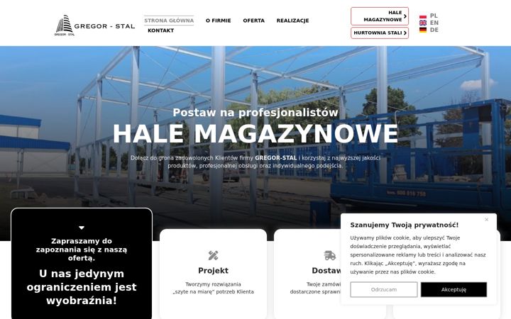 Screenshot of gregor-stal.pl