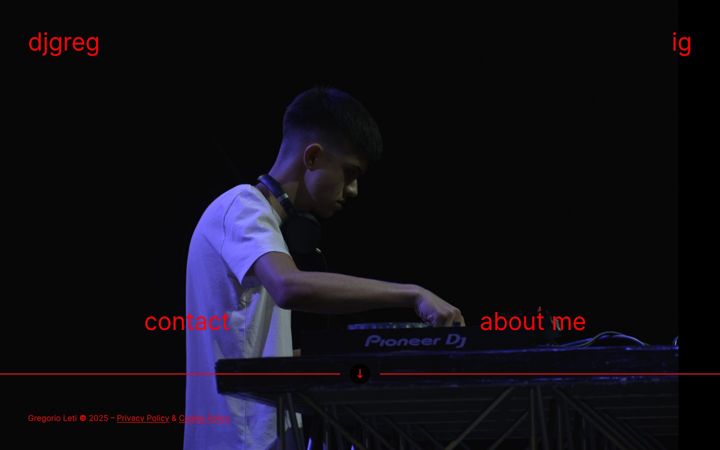 Screenshot of gregorioleti.it