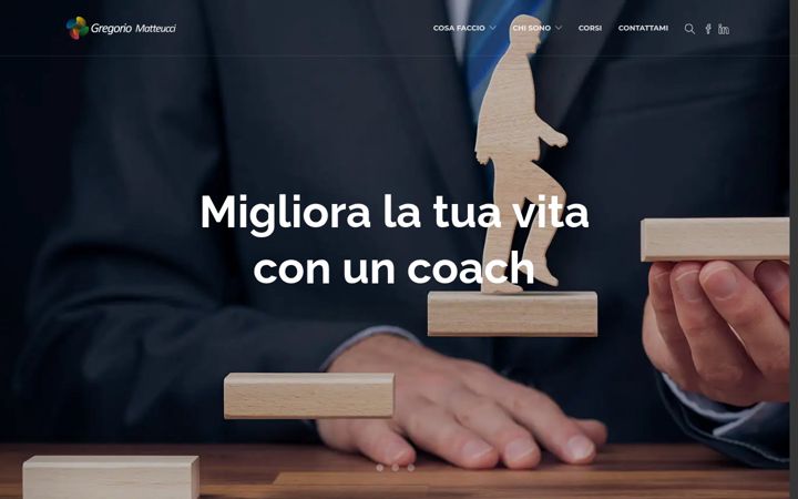 Screenshot of gregoriomatteucci.com