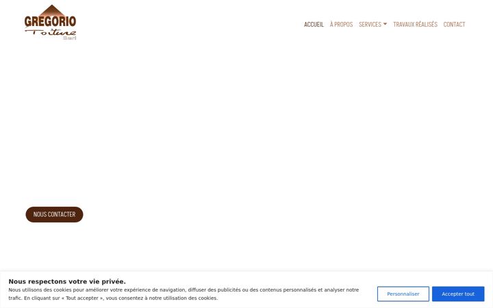Screenshot of gregoriotoiture.com