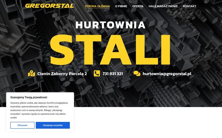 Screenshot of gregorstal.pl