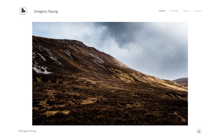 Screenshot of gregory-young.com