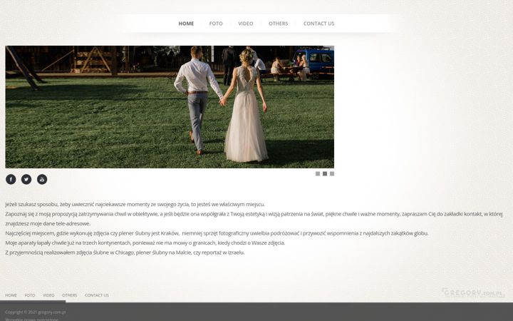 Screenshot of gregory.com.pl
