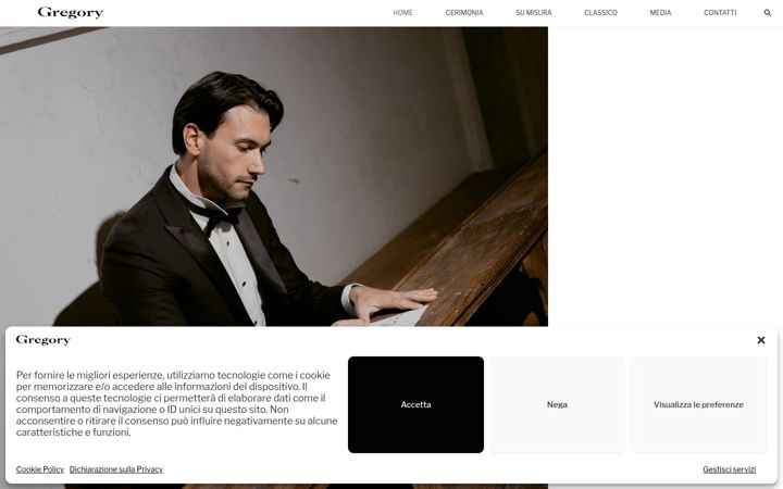 Screenshot of gregoryfashion.it