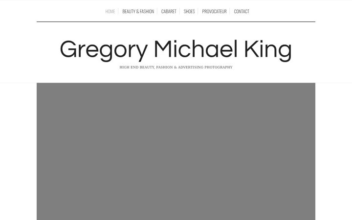 Screenshot of gregorymichaelking.com