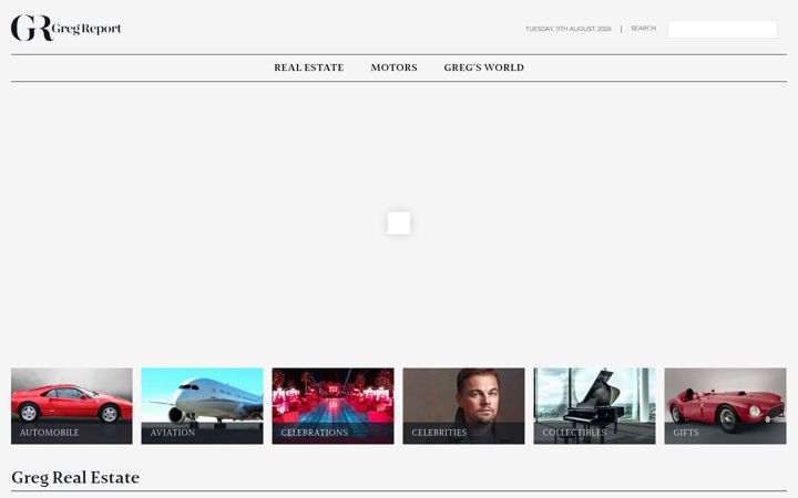 Screenshot of gregreport.com