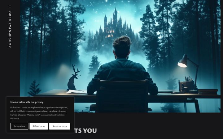 Screenshot of gregryanbishop.com