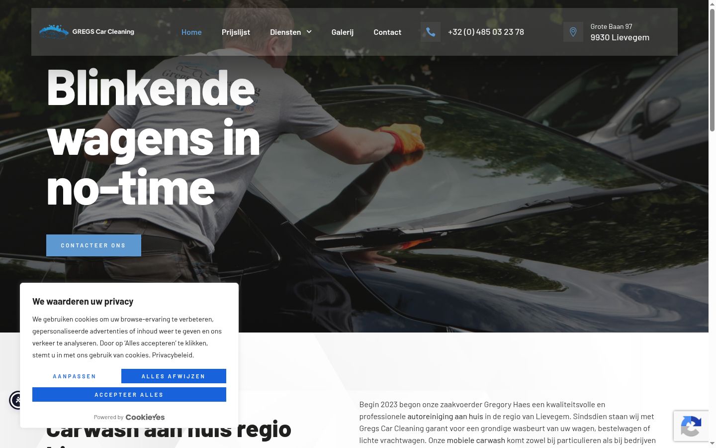 Sutikimo reklamjuostės, rodytos prieš bet kokią sąveiką, ekrano kopija